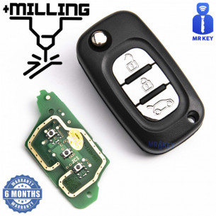 Remote car key for RENAULT 434Mhz with 3 Buttons