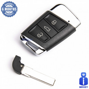 Remote car key for VW 434Mhz with 3 Buttons