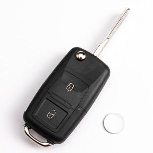 VW / Skoda Remote Flip Car Key 1J0959753N with Electronics