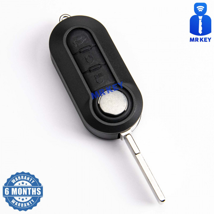 Remote Flip Car Key 71752197 με Ηλεκτρονικά για Peugeot