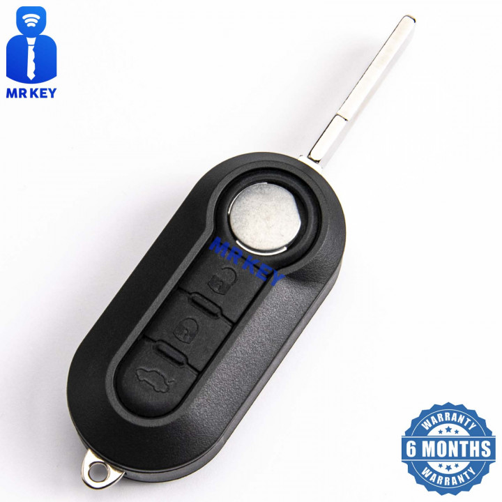 Remote Flip Car Key 71752197 με Ηλεκτρονικά για Peugeot