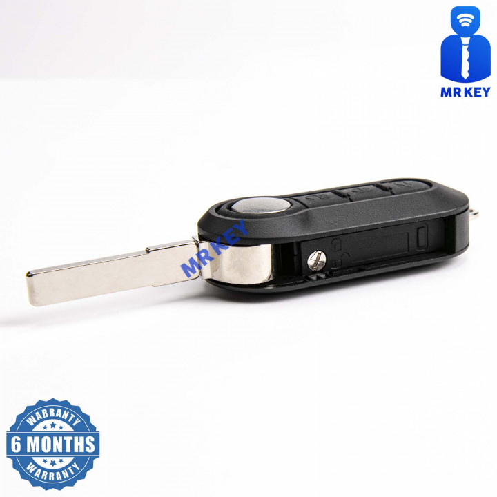 Remote Flip Car Key 71752197 με Ηλεκτρονικά για Peugeot