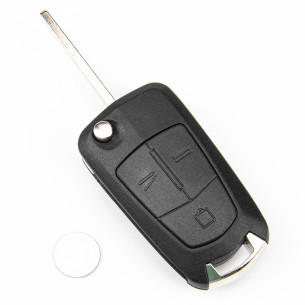 Opel Remote Flip Key 93187530 With Electronics