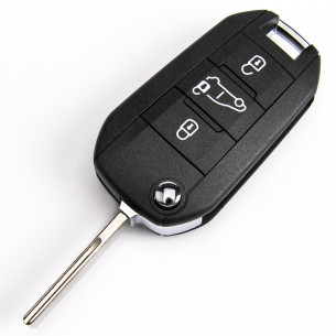 Remote Key 434Mhz With 3 Buttons For Peugeot Citroen