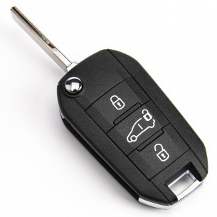 Remote Key 434Mhz With 3 Buttons For Peugeot Citroen