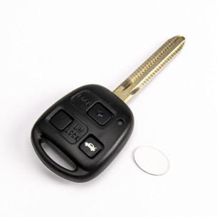 Remote Key with Electronics and 3 Buttons 433MHZ for Toyota - Aftermarket