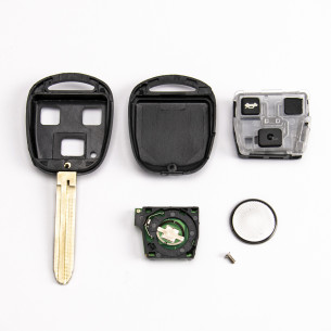 Remote Key with Electronics and 3 Buttons 433MHZ for Toyota - Aftermarket