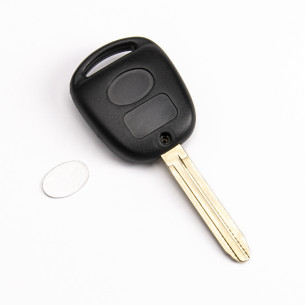 Remote Key with Electronics and 3 Buttons 433MHZ for Toyota - Aftermarket