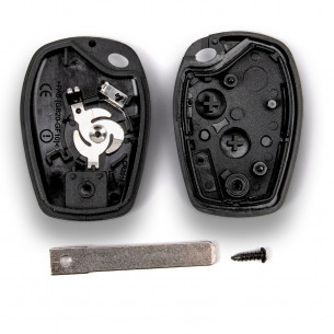 Κέλυφος κλειδιού Renault Dacia Clio Logan 805673071R VA2 με 2 κουμπιά - Aftermarket