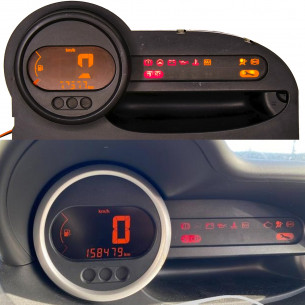 LCD-Anzeige für Armaturenbrett Tachometer für Renault - Aftermarket