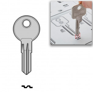 Renz Archiefkast Sleutels voor Brievenbus Archiefkast Codes: 001-200 x2