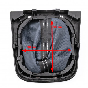 Schaltknopf Schaltknauf Schaltsack Rahmen Für Volkswagen Jetta Golf V VI 5-Gang Weiße Stiche