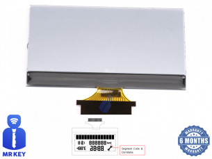 Schermo LCD 51822828 Tachimetro cruscotto per Fiat Citroen