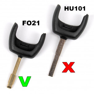 Schlüsselrohling FO21 für Ford  Schlüssel - Aftermarket