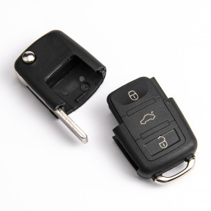 VW Seat Remote Flip Key 1K0959753G with Electronics