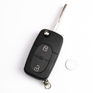 VW Skoda Remote Flip Key 1J0959753A With Electronics