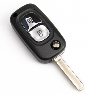 Smart Flip Car Key 433Mhz With 2 Buttons And Electronics