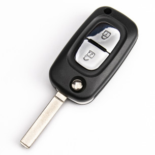 Smart Flip Car Key 433Mhz With 2 Buttons And Electronics