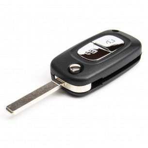 Smart Flip Car Key 433Mhz With 2 Buttons And Electronics