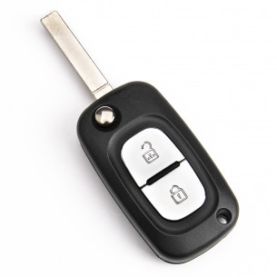 Smart Flip Car Key 433Mhz With 2 Buttons And Electronics