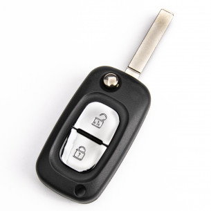 Smart Flip Car Key 433Mhz With 2 Buttons And Electronics