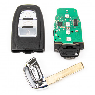 Telecomando Chiave per Audi A4 Q5 A5 A6 PCF7945 868Mhz 8T0959754D HU66