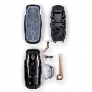 Chiave Guscio per Ford Lincoln Mustang MKC Con 4 Pulsanti - Aftermarket