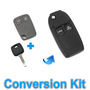 Volvo C70 S40 S60 S70 S80 S90 V40 V70 Chiave Guscio Kit di Conversion