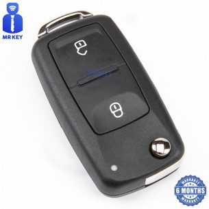 VW Flip Key Housing With 2 Buttons