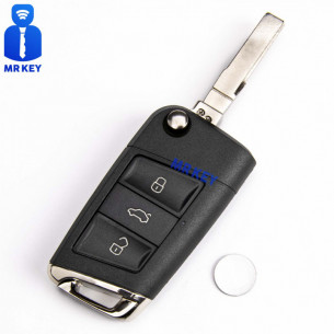 VW Flip Key Upgrade / Conversion Kit With 3 Buttons