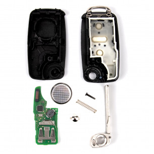 Funk Schlüssel für VW Transporter Sharan Jetta 5K0837202BR 433Mhz HU66 - Aftermarket
