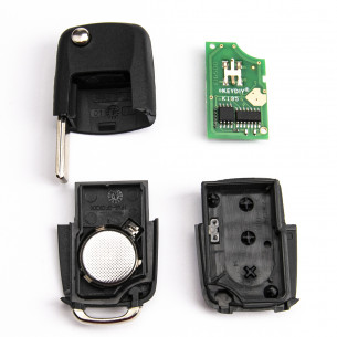 VW Golf Jetta Passat Beetle Κλειδί αυτοκινήτου 1J0959753P 433Mhz  ID48