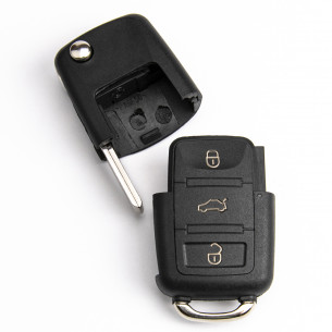 VW Key Cover With 3 Buttons