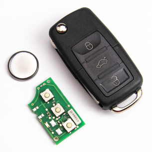 VW Remote Flip Car Key 1JO 959 753P With Electronics