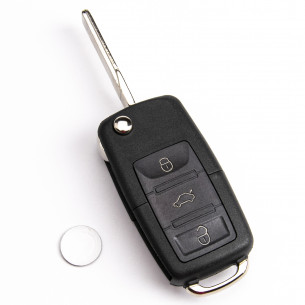 VW Remote Flip Car Key 1JO 959 753P With Electronics