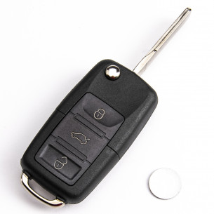 VW Remote Flip Car Key 1JO 959 753P With Electronics