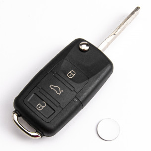 VW/ Remote Seat Flip Car Key 1J0959753DA with Electronics