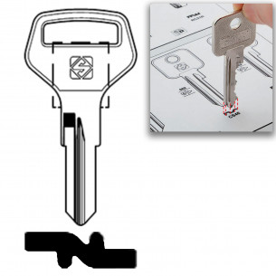 Wangtong chiave per mobili ufficio classificatori scrivanie A8001-A9000 x2